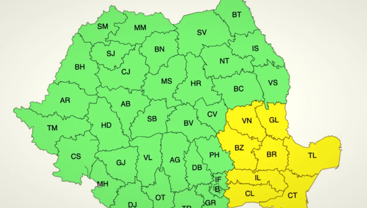 ANM anunță frig prelungit până în prima parte a lunii noiembrie